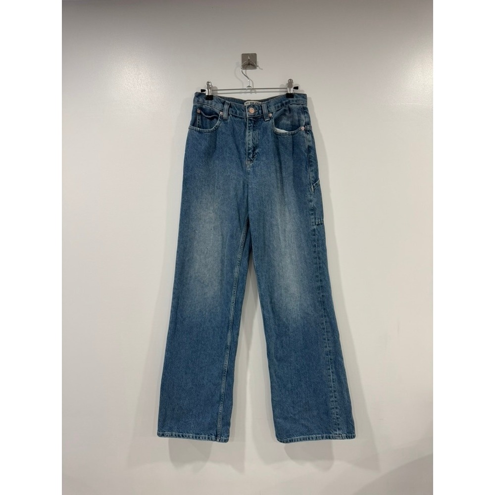 Free People We The Free Women Blue Jean Medium Wash Denim Size 26